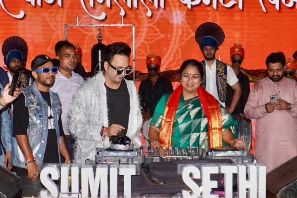 Delhi’s festive spirit found its pulse in two massive Dandiya nights, both powered by DJ Sumit Sethi’s firebrand performances.