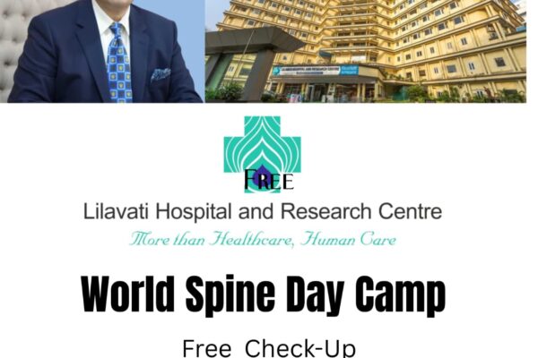 More Than Healthcare, Human Care: Rajiv Mehta Champions Spinal Health Awareness through Lilavati Hospital’s Free Spine Camp