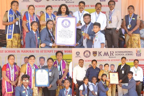 Madurai’s KMR International School Creates History with Three Consecutive Elite World Records