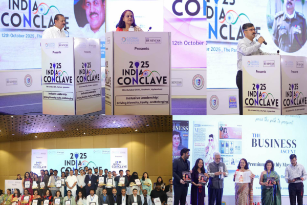 Hyderabad witnessed business leaders, educators, and women entrepreneurs at one stage at the much-anticipated India Conclave 2025